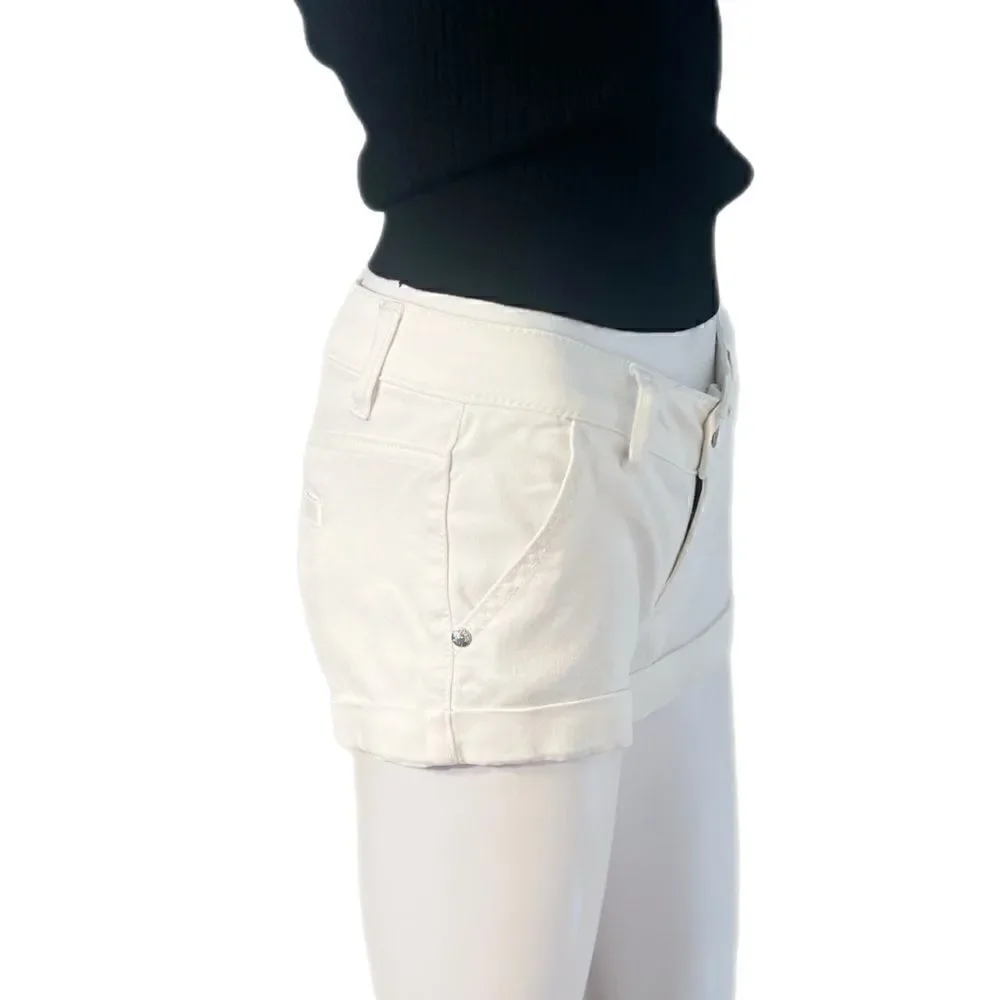 Celebrity Pink Roll Cuff Stretch Shorts